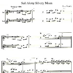 萨克斯谱 | Sail Along Silvery Moon 银色航线 二重奏