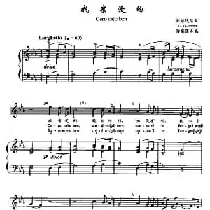 我亲爱的 意大利 _外国歌谱
