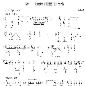 琵琶谱 | 诉—读唐诗 琵琶行 有感 吴厚元