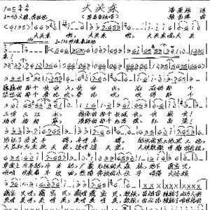 大关东_歌谱投稿_词曲:潘景超 张艺军