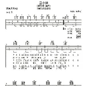 董小姐 吉他谱 宋冬野 杨鑫记谱