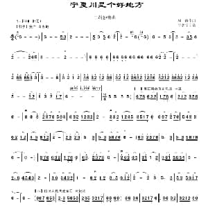 二胡谱 | 宁夏川是个好地方 周维
