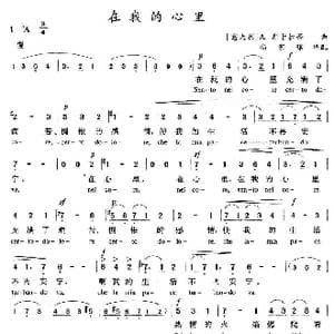 在我的心里_歌谱投稿