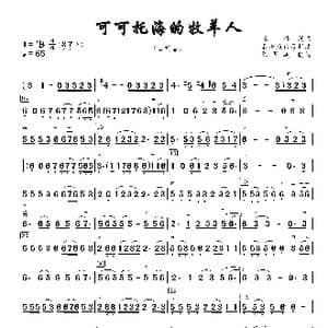 可可托海的牧羊人_歌谱投稿_词曲:王琪 王琪