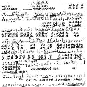 大路朝天_歌谱投稿_词曲:刘勋章 张艺军
