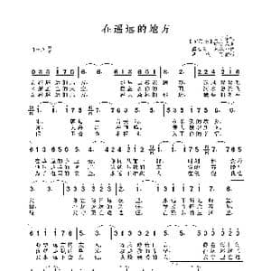 在遥远的地方_歌谱投稿_词曲:丘尔金 诺索夫