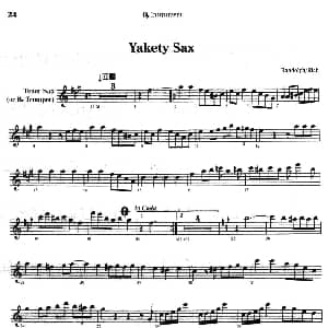 萨克斯谱 | Yakety Sax 布伦茨 伦道夫 Boots Randolph