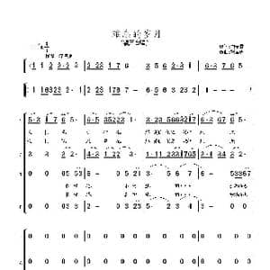 难忘的岁月_歌谱投稿_词曲:白春霖 张国庆