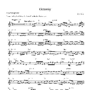 萨克斯谱 | Getaway 中音萨克斯