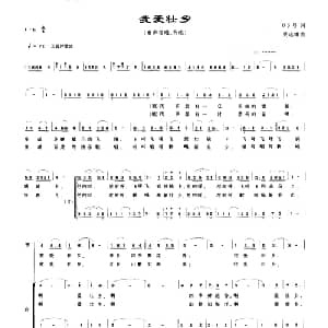 我爱壮乡_合唱歌谱_词曲:05号 吴远雄