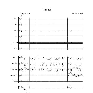 来自皇室的舞蹈 管弦乐套曲 2.MINUET 小步舞曲 总谱 尤金 马加利夫