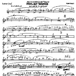 Moonlight Serenade 单簧管分谱