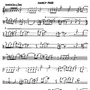 萨克斯谱 | Basic Jazz Conception for saxophone FANCY FREE Lennie Niehaus