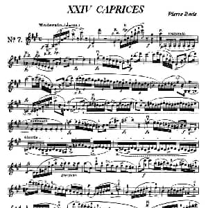 小提琴谱 | 24首小提琴练习曲之7 罗德