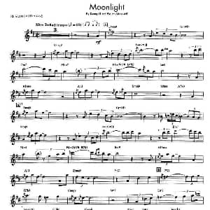 萨克斯谱 | Moonlight