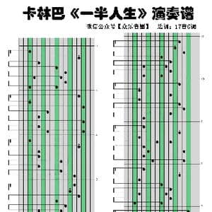 一半人生_歌谱投稿_词曲:韩寒 五月天阿信