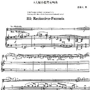 小提琴谱 | 法朗克 A大调小提琴奏鸣曲 III 小提琴 钢琴伴奏 法朗克