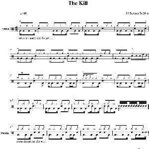 30 Seconds To Mars The kill 爵士鼓谱