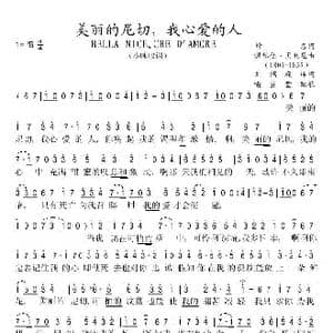 美丽的尼切,我心爱的人_歌谱投稿