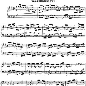 巴赫 平均律钢琴曲集 第二卷 之前奏曲 钢琴谱 巴赫