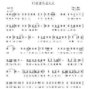 时尚老头老太太_歌曲简谱_词曲:王雪玲 常连祥