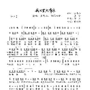 我心里只有你_歌曲简谱_词曲:苏青山 追梦 许杰