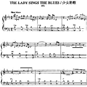 手风琴谱 | 手风琴爵士乐曲 The lady Sings the Blues 少女的歌