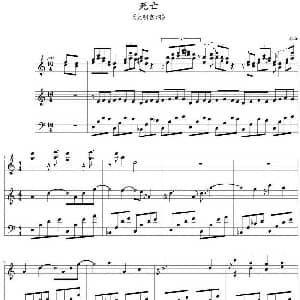 死亡 钢琴谱 林海