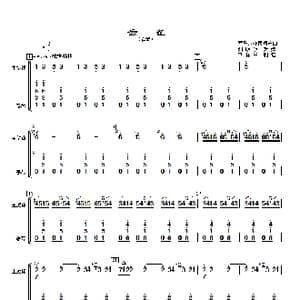 云雀_歌曲简谱_词曲: 刘明源改编