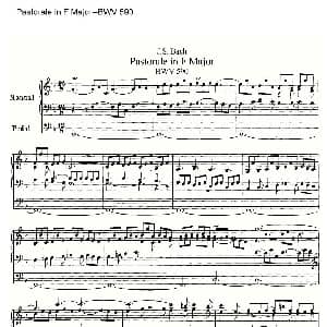 Pastorale in F Major BWV 590 管风琴