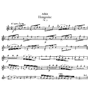 长笛曲谱 | Hongroise