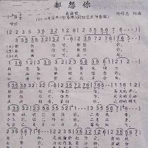 都怨你_歌曲简谱_词曲:刘祚志 刘祚志