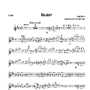 萨克斯谱 | Religify 次中音萨克斯