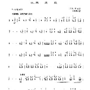 二胡谱 | 风之丘 日 久石让作曲 王国潼订谱