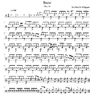 Snow 鼓谱