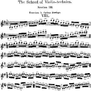 小提琴谱 | 史拉迪克小提琴技术练习 第3册 Ⅷ