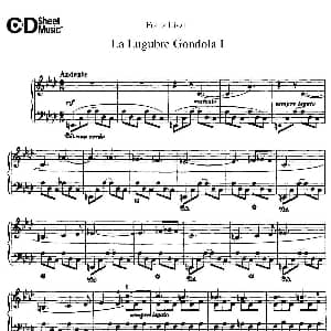 La Lugubre Gondola S.200 钢琴谱 弗兰茨 李斯特