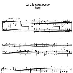 12 Folk Melodies 钢琴谱 维托尔德 卢托斯拉夫斯基 Witold Lutoslawski