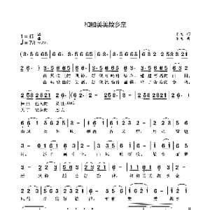 和和美美故乡亲_歌曲简谱_词曲:袁龙 袁龙