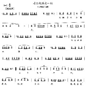 花鼓戏谱 | 要往桃源走一程 大盘洞 唱段