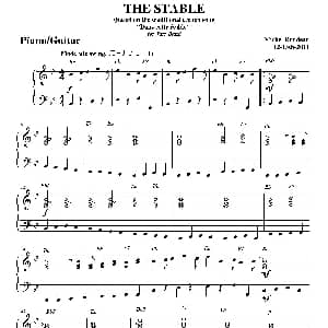 THE STABLE 钢琴谱