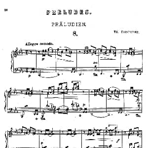 16 Preludes Op.9 钢琴谱 狄奥多 柯希纳
