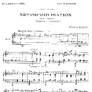 15 Improvisations 钢琴谱 弗朗西斯 普朗克