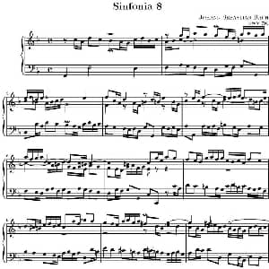 15首巴赫三部创意曲集 钢琴谱 巴赫