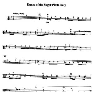Dance of the Sugar Plum Fairy 中提琴谱