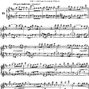 长笛曲谱 | 柯勒40首长笛提高练习曲OP.55 NO.14 Kohler 柯勒