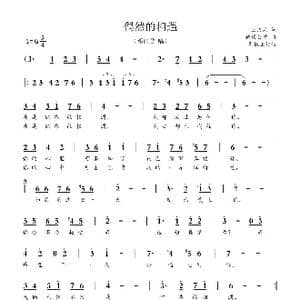 偶然的相遇_歌曲简谱_词曲:王文元 猪俣公章