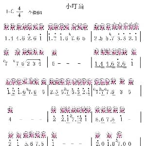 小叮当 哆啦A梦 主题曲 六孔陶笛谱