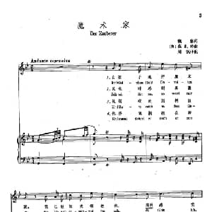 2魔术家 奥地利 _外国歌谱_词曲: 奥 魏塞 奥 莫扎特