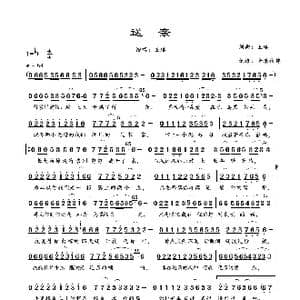 送亲_歌曲简谱_词曲:王琪 王琪